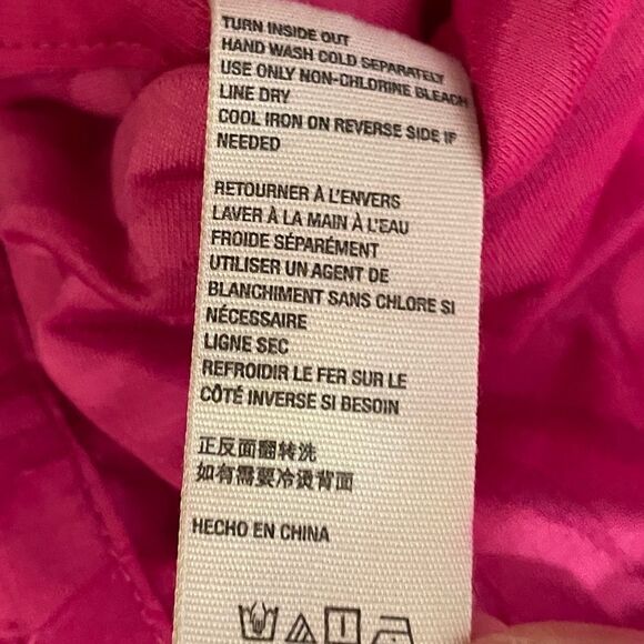 Free People Can’t Stop Dreaming Oversized Tunic Blouse Hot Pink Size Medium - Picture 14 of 14